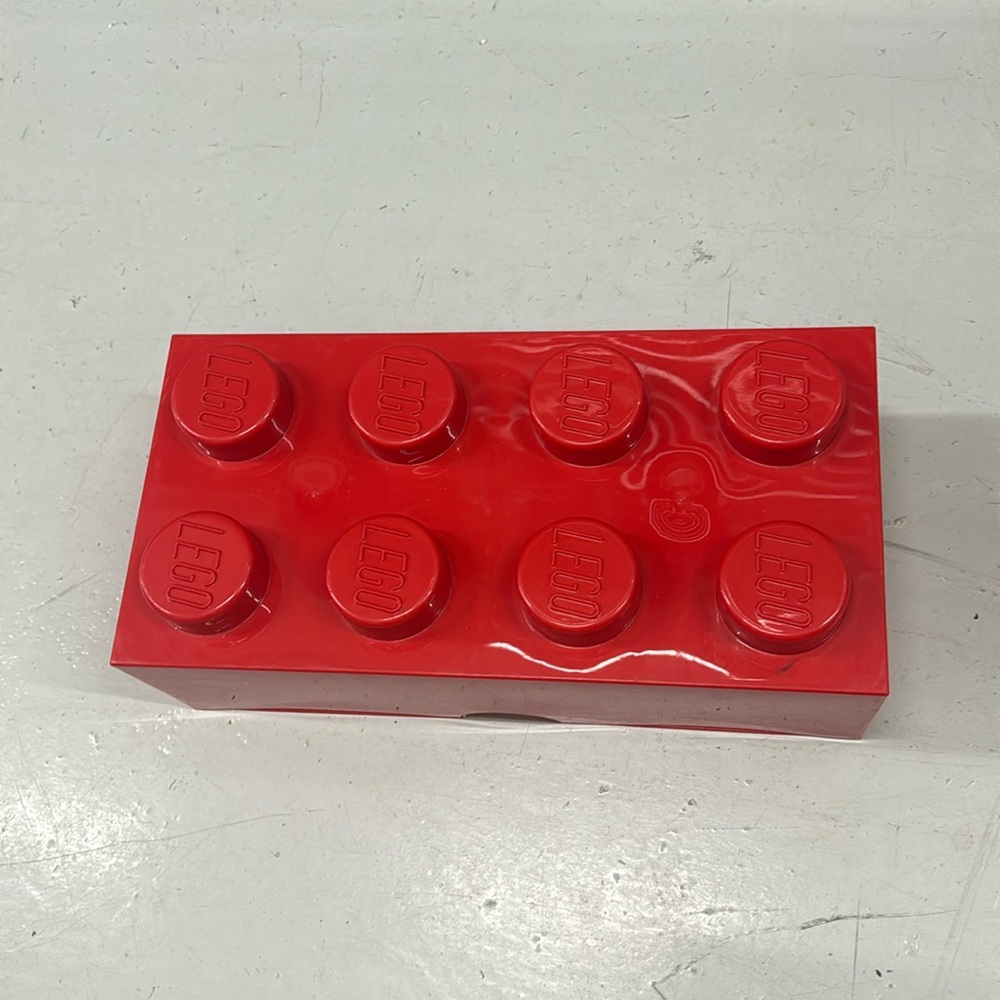 COPY - Red Lego storage bin